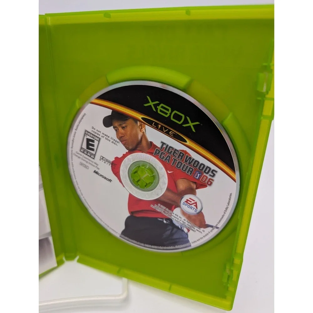Tiger Woods PGA Tour 06 (Microsoft Xbox, 2005) CIB Complete